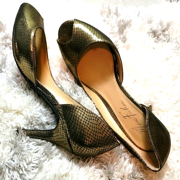 Marc Fisher Peep-Toe Festive Pumps Heels Size 8.5 M - Picture 3 of 8